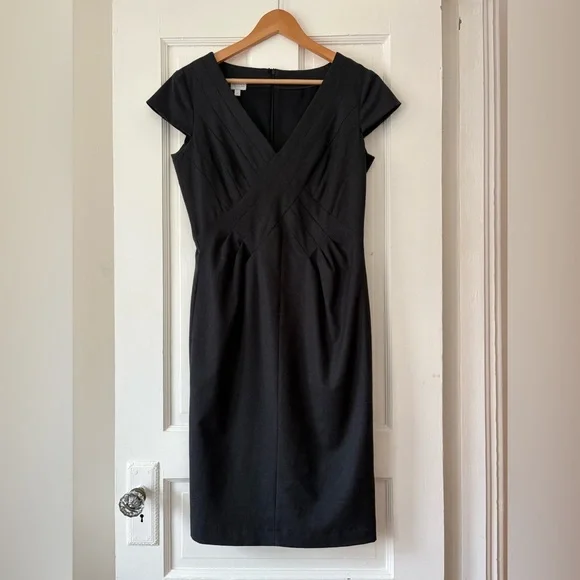 Armani Collezioni Wool Charcoal Dress - Picture 5 of 11